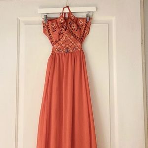 Forever 21 Geometric Halter Top Dress